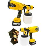 Deko 48V 10AH Yüksek Basınçlı Boya Ilaç Dezenfektan Püskürtme Makinesi Tek Akülü Sprey Boya Tabancası 0,5 mm Uç Genişliği ile