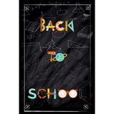 Deko Gonya Okula Dönüş Back To School Temalı Fotoğraf Panosu Branda 100X150