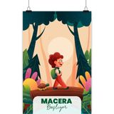 Deko Gonya Okulun Ilk Günü Macera Başlıyor Temalı Fotoğraf Panosu Branda 100X150