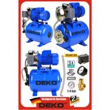 Deko Turkey 1.5hp Özel Paslanmaz Jet Motorlu Su Motoru + 24LT Tanklı Hidrofor Seti 4kat 4daire Full Bakır Sargı