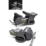Deko Turkey 100Mm 4" Sabit Tabanlı Özel Alaşım Paslanmaz Çelik Sabit Tezgah Masa Mengenesi Örslü