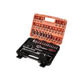 Deko Turkey Cr-V Max 1/4 Cırcırlı 53 Parça Tork Kombinasyon Lokma Anahtar Takımı Bits Uç Seti Tam Set