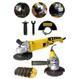 Deko Turkey Devir Ayarlı Titanyum Metal Şanzuman Demir Metal Kesme Kuyruklu Spiral Taşlama Makinesi 125Mm 3300W