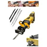 Deko Turkey Dkt1130 1100W Devir Ayarlı 180° Döner Başlıklı Tilki Kuyruğu Ahşap Metal Kemik Et Kesme + 5 Bıçak