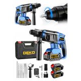 Deko Turkey Dkt21kd 21V 4Ah Çift Akülü 5 J Kırım Darbeli Kırıcı Delici Kömürsüz Brushless Motor Set