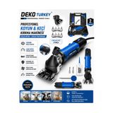 Deko Turkey Elektrikli Koyun Kırkma Makinesi 3000W 4200 Rpm Keçi Büyükbaş Küçükbaş Hayvan Kırpma Seti Çantalı