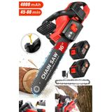 Deko Turkey Güçlü Kömürsüz Çift Akü Çalışabilen Otomatik Yağlama Sistemli Ağaç Dal Budama Kesme Testere Makinesi