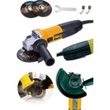 Deko Turkey Pro Metal Taşlama Bakır Sargılı 4500 W 115 -125 mm Spiral Avuç içi Kesme ve Taşlama Makinası
