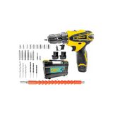 Deko Turkey Pro Speed 24 V 4 Ah Metal Şanzuman Çift Akülü Vidalama Armut Şarjlı Matkap + Full Prof. Set Hediyeli