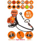Deko Turkey Yeni Nesil Ultra Profesyonel Set Özel Sırt Tırpan + Çapalama Seti + Zeytin Toplama 16 Parça Full Set