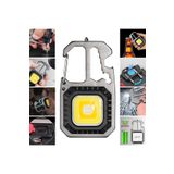Dekohop El Feneri Metal Gövdeli Cob LED Çok Fonksiyonlu Kamp ve Karavan Feneri Işıldak Ikaz Lambası