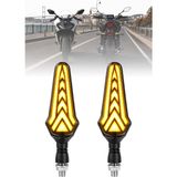 Dekohop Motosiklet LED Sinyal Lambası Universal Drl Kayan Sinyal ve Gündüz LED Sarı