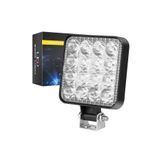 DEKOHOP Off Road Traktör Tir Kamyon Sis Fari Ve Çalışma Lambası 16 Led Kare BEYAZ 3 İNÇ 84mm