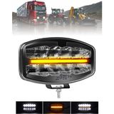 Dekohop Tır Kamyon 10 Inç LED Sis Farı Delici Aydınlatma LED 12V-24V Beyaz LED Aydınlatma Sarı Gündüz LED