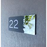 Dekokonsept Silver Mirror Serisi Kapı Numarası