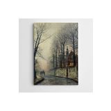 Dekolata Ağaçlar ve Yol 40x60 cm Kanvas Tablo