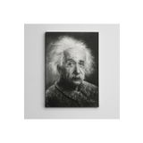 Dekolata Albert Einstein Siyah Beyaz 140x200 cm Kanvas Tablo