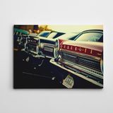Dekolata Arabalar Retro Kanvas Tablo 120 x 170 CM