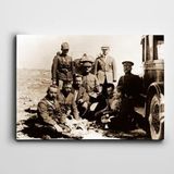 Dekolata Atatürk Ankara'da 1926 140x200 cm Kanvas Tablo