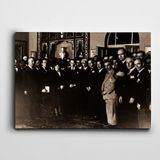 Dekolata Atatürk Ankara'da 1930 70x100 cm Kanvas Tablo