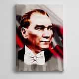Dekolata Atatürk Bayrak ve Anıtkabir 30x40 cm Kanvas Tablo