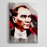 Dekolata Atatürk Bayrak ve Anıtkabir 70x100 cm Kanvas Tablo