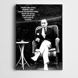 Dekolata Atatürk Çalışkanlık ve Zafer 60x85 cm Kanvas Tablo