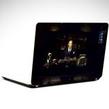 Dekolata Atatürk Çalışma Masasında Laptop Sticker 14 inch (35X26CM)