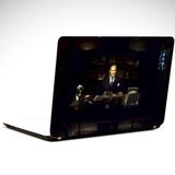 Dekolata Atatürk Çalışma Masasında Laptop Sticker 15.6 inch (38X27CM)