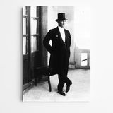 Dekolata Atatürk Frank ve Şapka 70x100 cm Kanvas Tablo