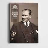 Dekolata Atatürk Gençliğe Hitabe Kanvas Tablo 60 x 85 CM