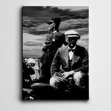 Dekolata Atatürk Gözlük 35x50 cm Kanvas Tablo