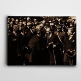 Dekolata Atatürk İzmir'de 1928 30x40 cm Kanvas Tablo