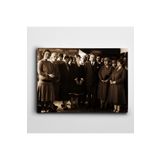 Dekolata Atatürk Karadeniz Vapurunda 1926 100x140 cm Kanvas Tablo