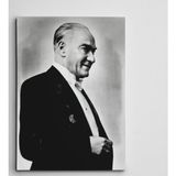 Dekolata Atatürk Madalya 50x70 cm Kanvas Tablo