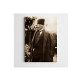 Dekolata Atatürk Mersin'de 1923 140x200 cm Kanvas Tablo