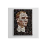 Dekolata Atatürk Mozaik 100x140 cm Kanvas Tablo