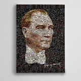 Dekolata Atatürk Mozaik 140x200 cm Kanvas Tablo