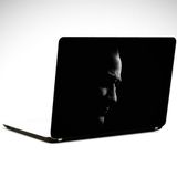 Dekolata Atatürk Portresi Siyah Laptop Sticker 14 inch (35X26CM)