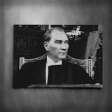Dekolata Atatürk Şapka 70x100 cm Kanvas Tablo