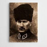 Dekolata Atatürk Şayap Kalpak 1922 40x60 cm Kanvas Tablo
