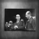 Dekolata Atatürk Siyah Beyaz 2 40x60 cm Kanvas Tablo