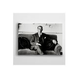 Dekolata Atatürk Siyah Beyaz 20 85x120 cm Kanvas Tablo