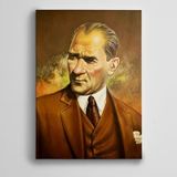 Dekolata Atatürk Takım Elbiseli 140x200 cm Kanvas Tablo