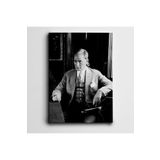Dekolata Atatürk Takım Elbiseli 20x30 cm Kanvas Tablo
