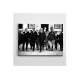 Dekolata Atatürk ve Askerler 85x120 cm Kanvas Tablo