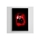 Dekolata Atatürk ve Bayrak 60x85 cm Kanvas Tablo