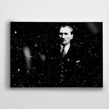 Dekolata Atatürk ve Kar 25x35 cm Kanvas Tablo