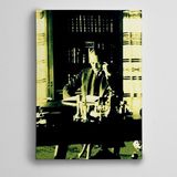Dekolata Atatürk ve Kitap 30x40 cm Kanvas Tablo