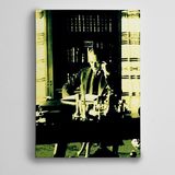 Dekolata Atatürk ve Kitap 35x50 cm Kanvas Tablo